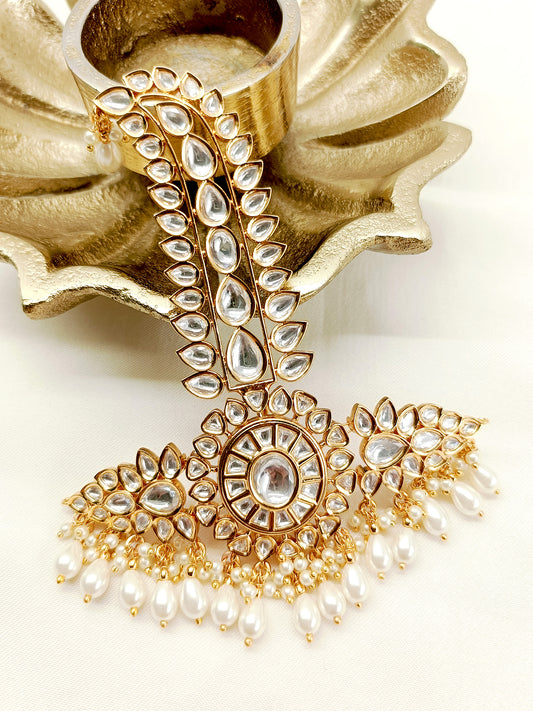 Veer White Kundan Dulha Kalgi