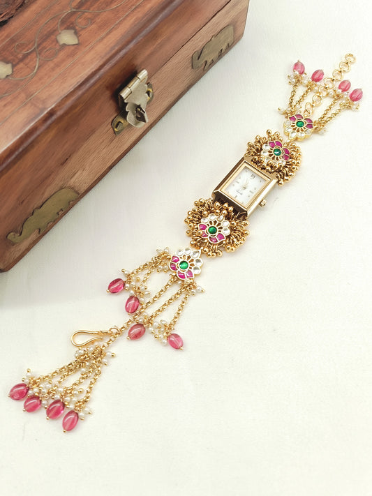 Jrika's Paachi Kundan Watch