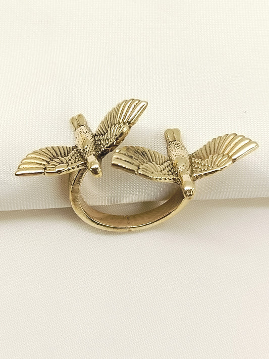 Edith Golden Men's Finger Ring