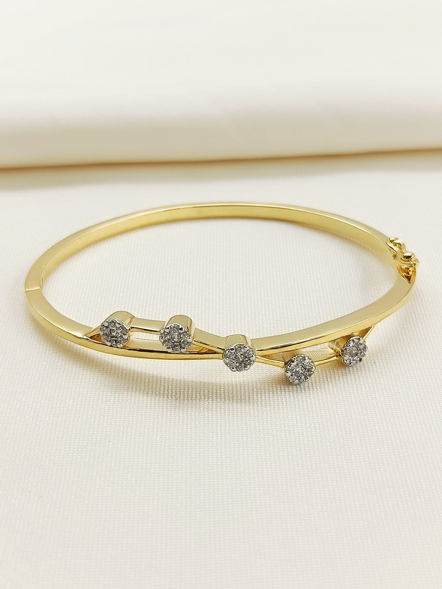 Lyra 92.5 Silver Swarovski Stone Bracelet