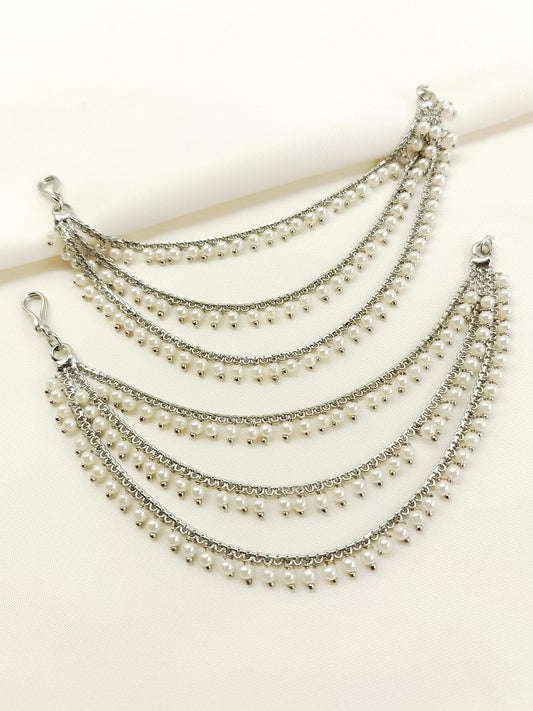 Tanya Silver Traditional Ear Chain