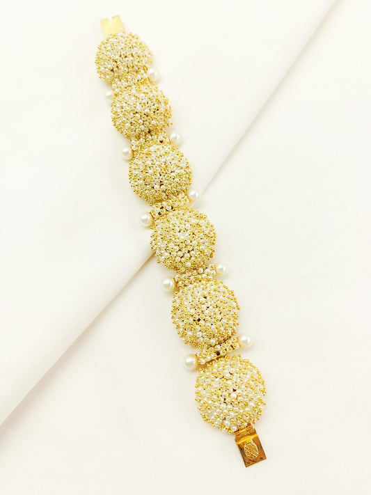 Shivi Cream Antique Bracelet