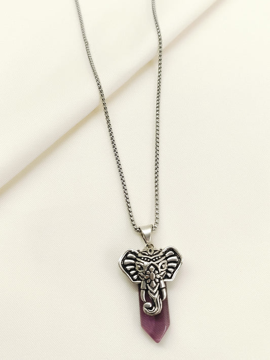 Arjun Purple Men's Neckpiece