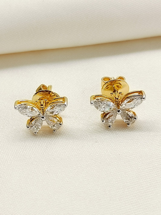 Eira 92.5 Silver Swarovski Stone Tops