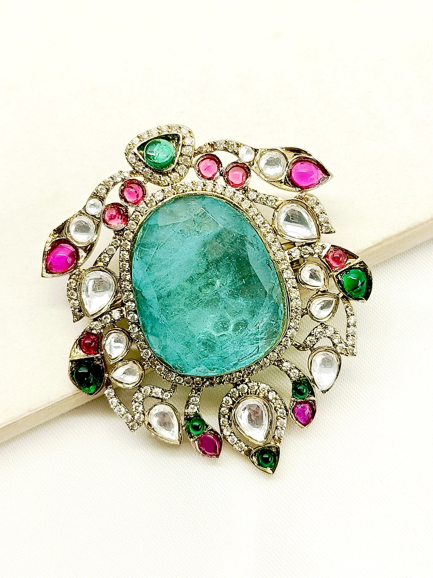 Nakul Mint Green Men's Brooch