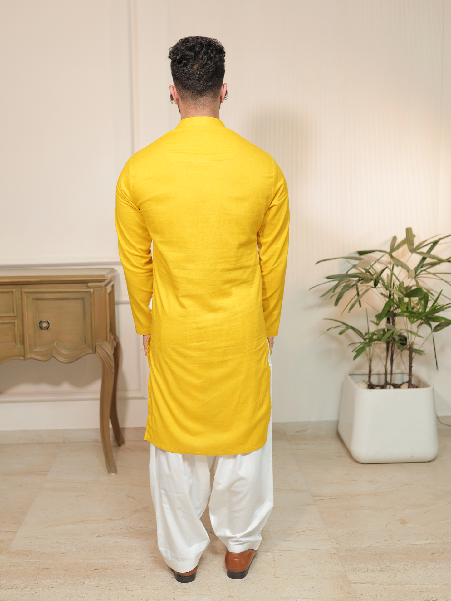 Avyaan Garba Tassel Kurta Set.