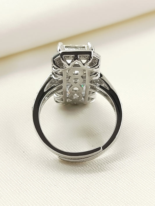 Sharvari White American Diamond Finger Ring