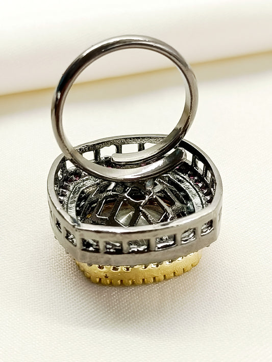 Wazeera Ruby Victorian Finger Ring