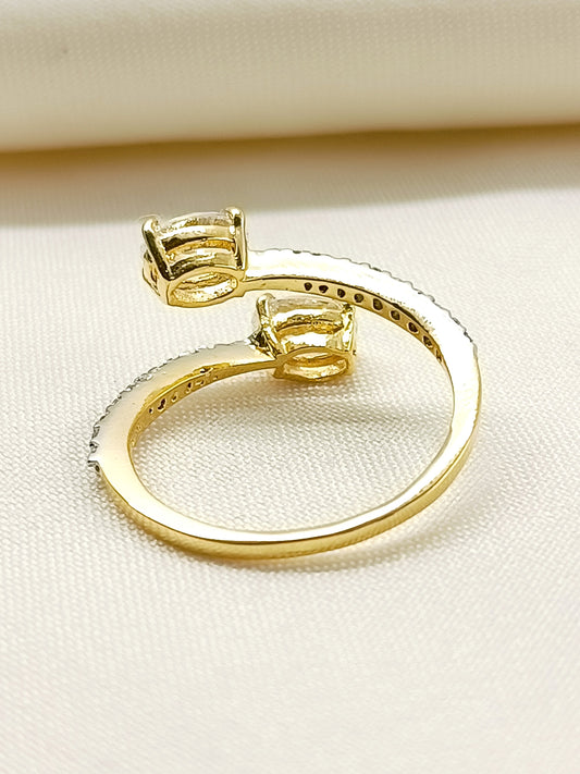 Haman 92.5 Silver Swarovski Stone Finger Ring