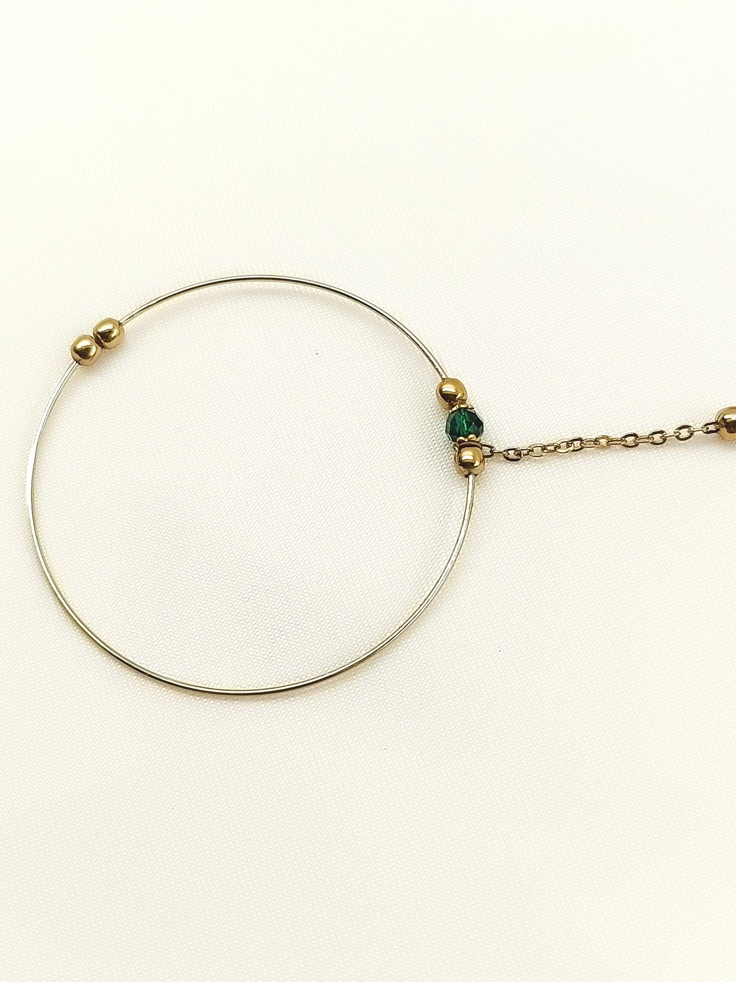 Priyanshi Green Antique Nath