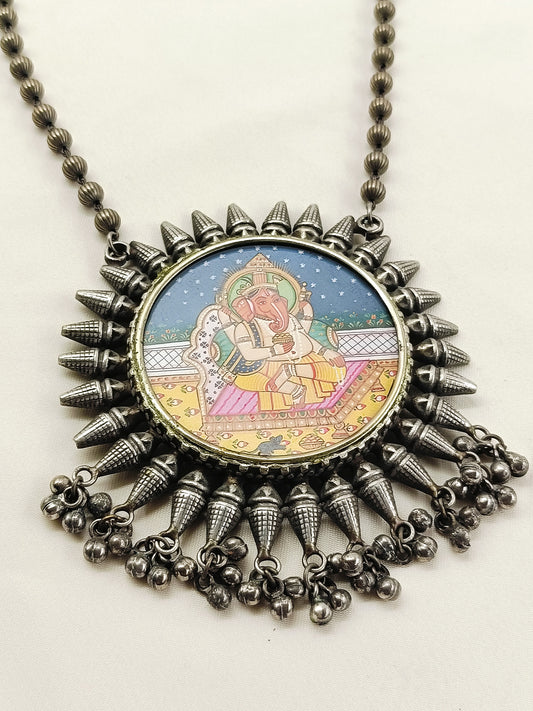 Kamolika Multi Colour Oxidized Neckpiece