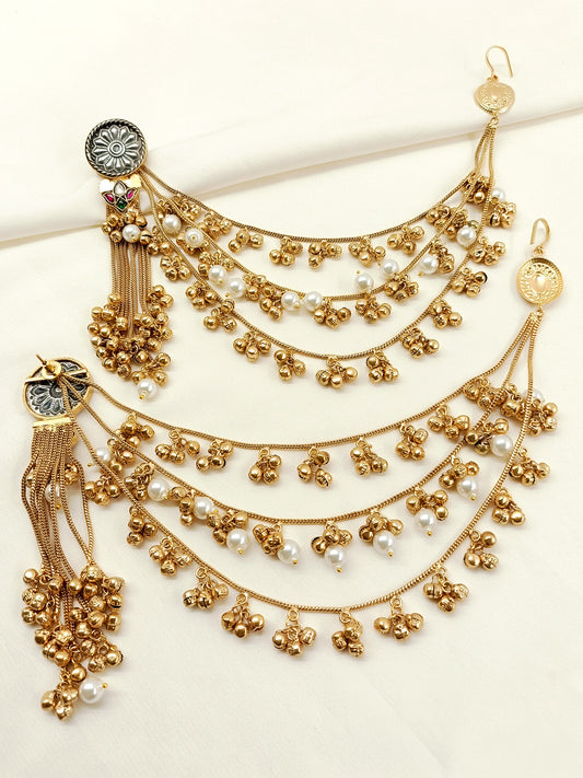 Suchismita Golden Boutique Earrings