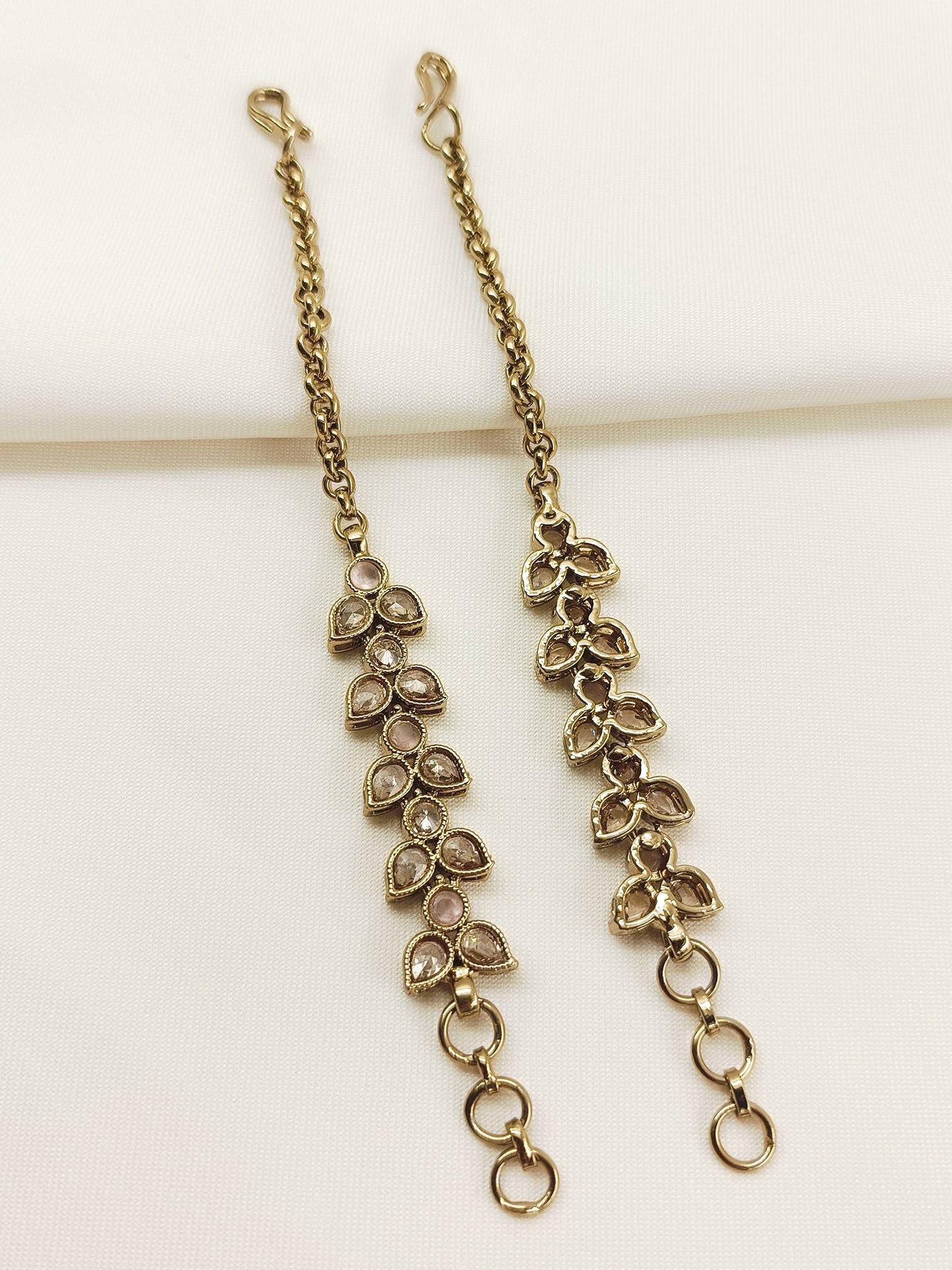 Rasika Copper Polki Traditional Ear Chain