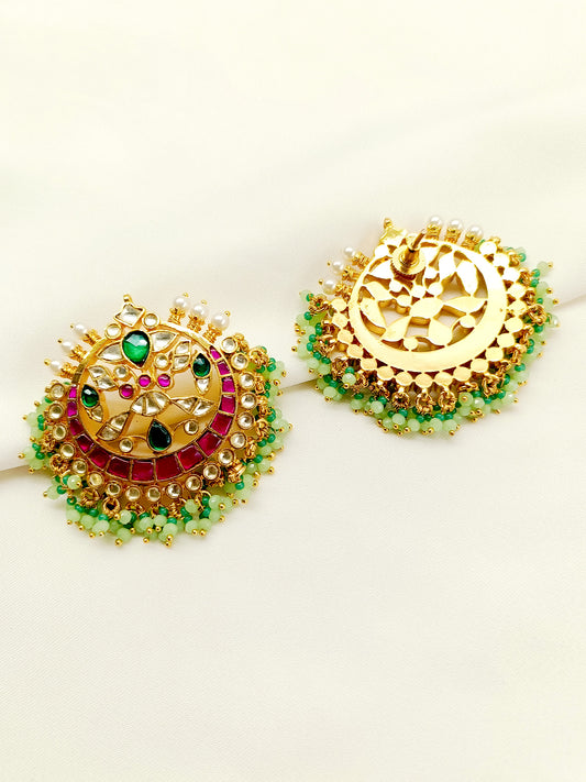 Devki Multi Colour kundan Tops