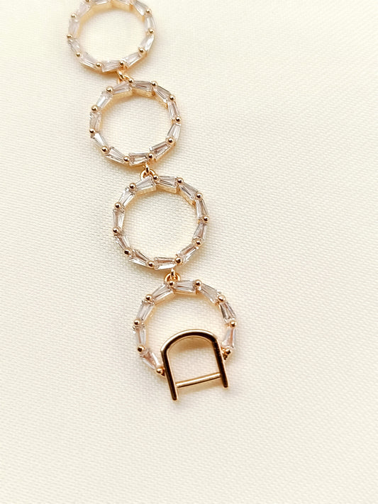 Leighton White American Diamond Bracelet