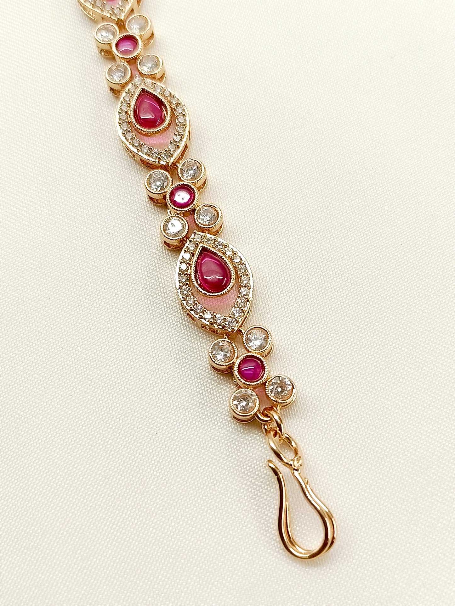 Shravya Ruby Antique Bracelet