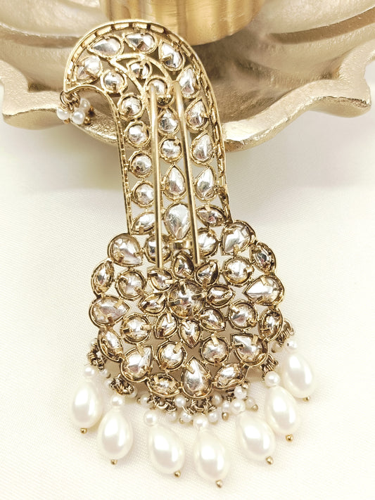 Veer White Pearl Dulha Kalgi