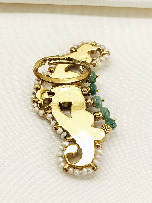 Hailey Multi Colour 92.5 Silver Finger Ring