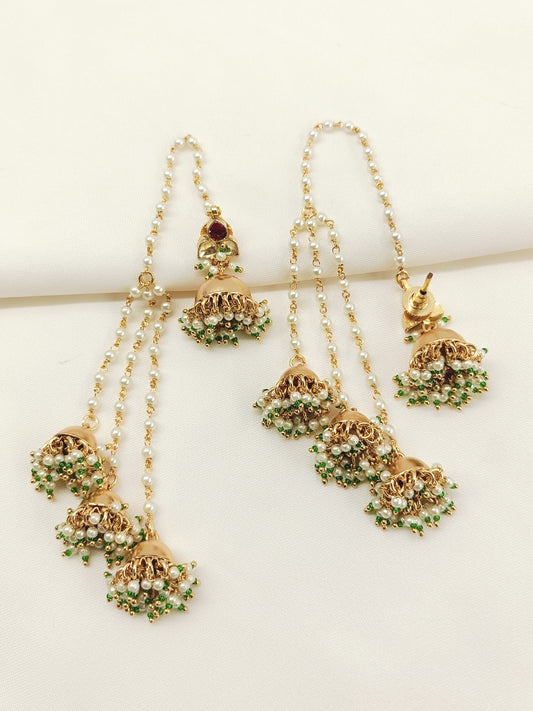 Meerakshi Ruby Kundan Jhumki