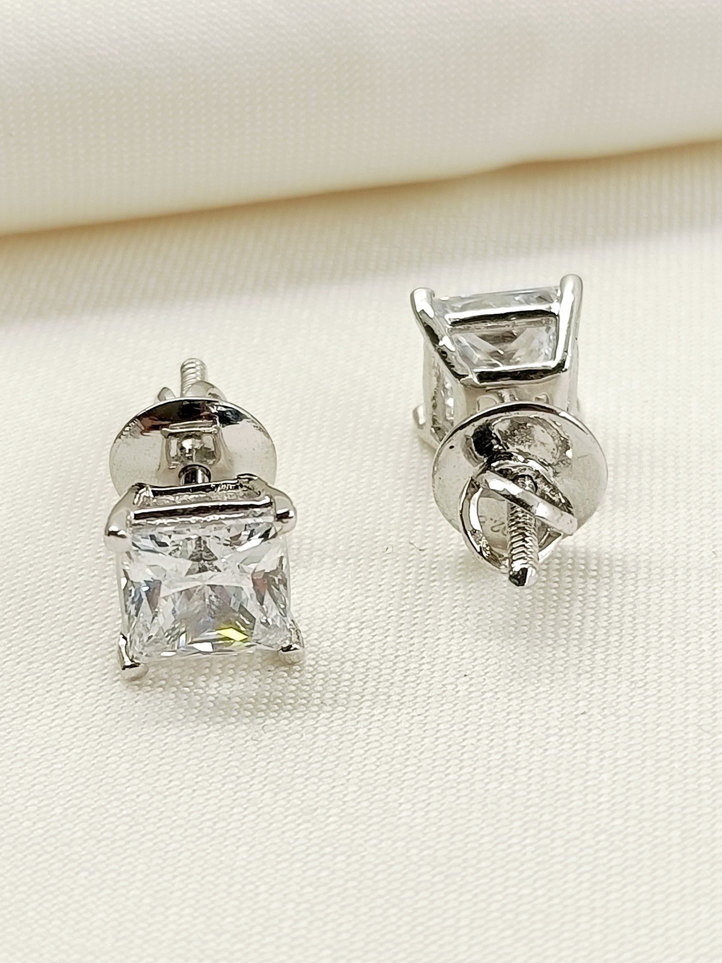 Pahale 92.5 Silver Swarovski Stone Tops