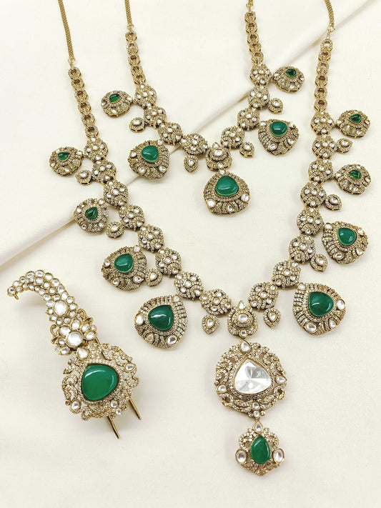 Aarnav Groom Mala And Kalgi In Green