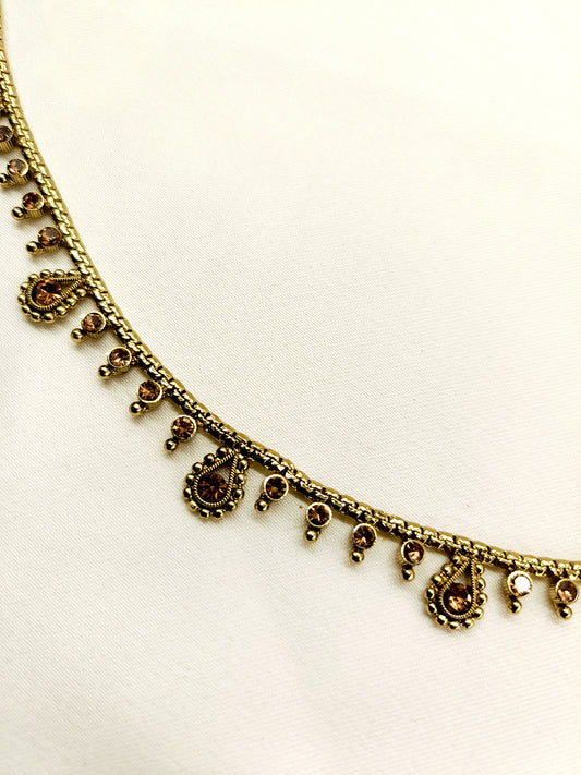 Karabi Copper Waist Belt/kamar Bandh