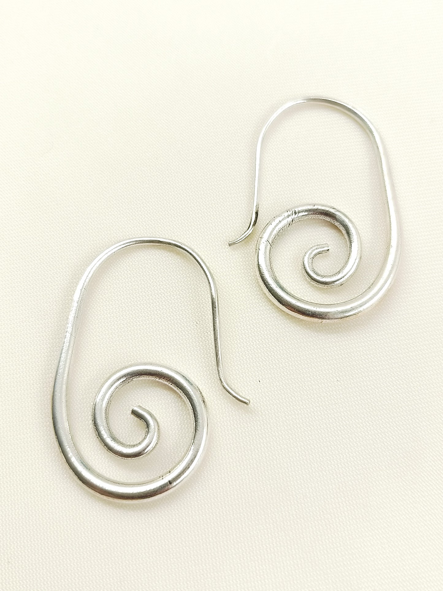 Daya Silver Men's Earrings