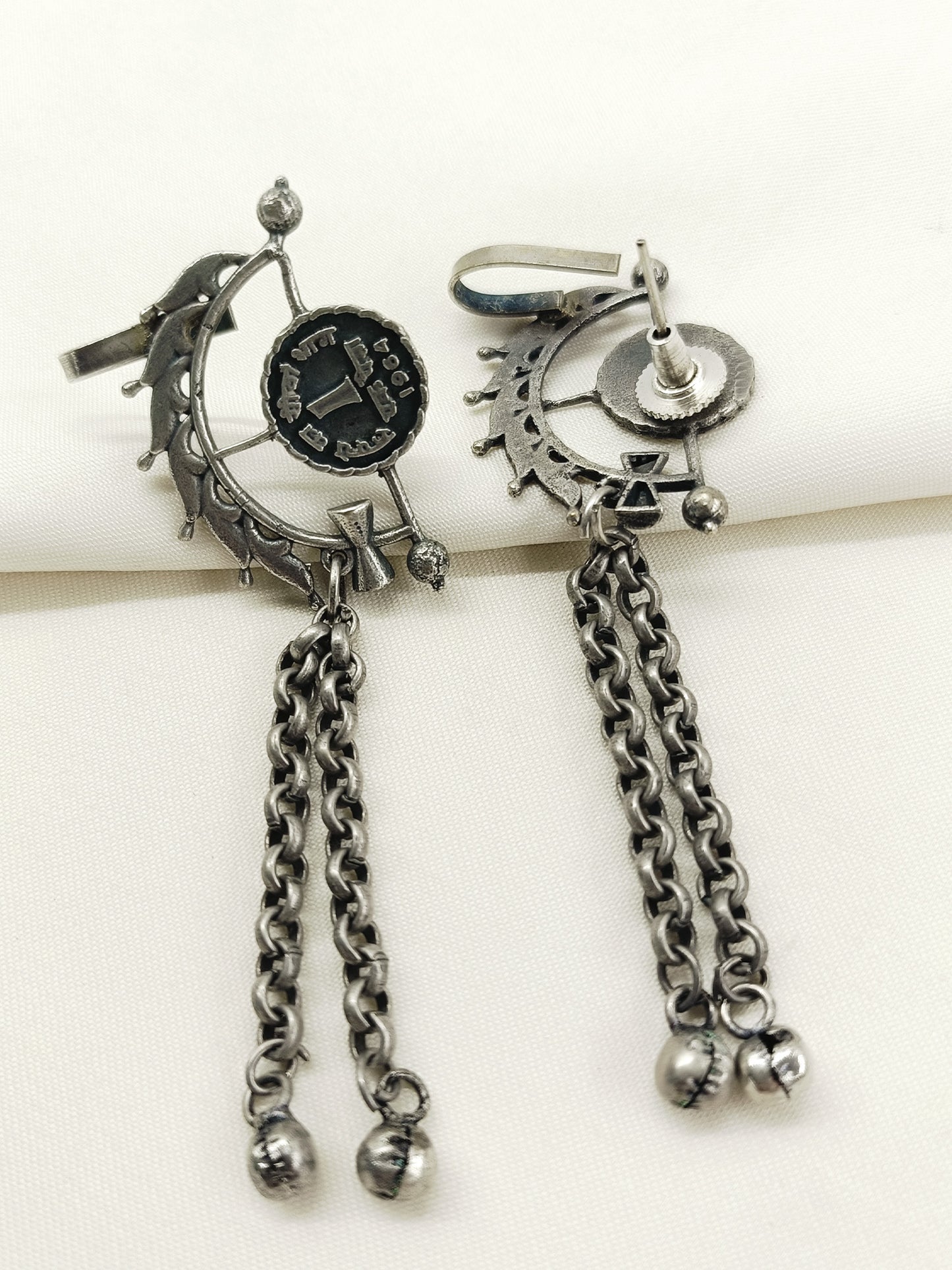 Hrdya Plain Oxidized Earcuff