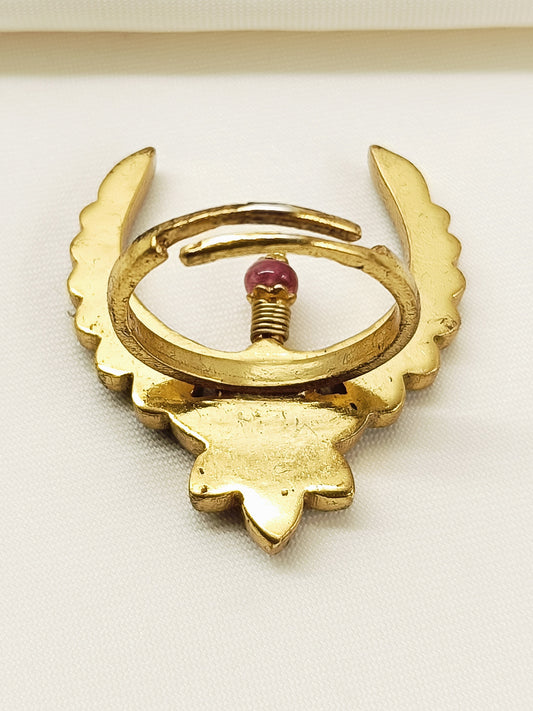 Araceli Ruby 92.5 Silver Finger Ring