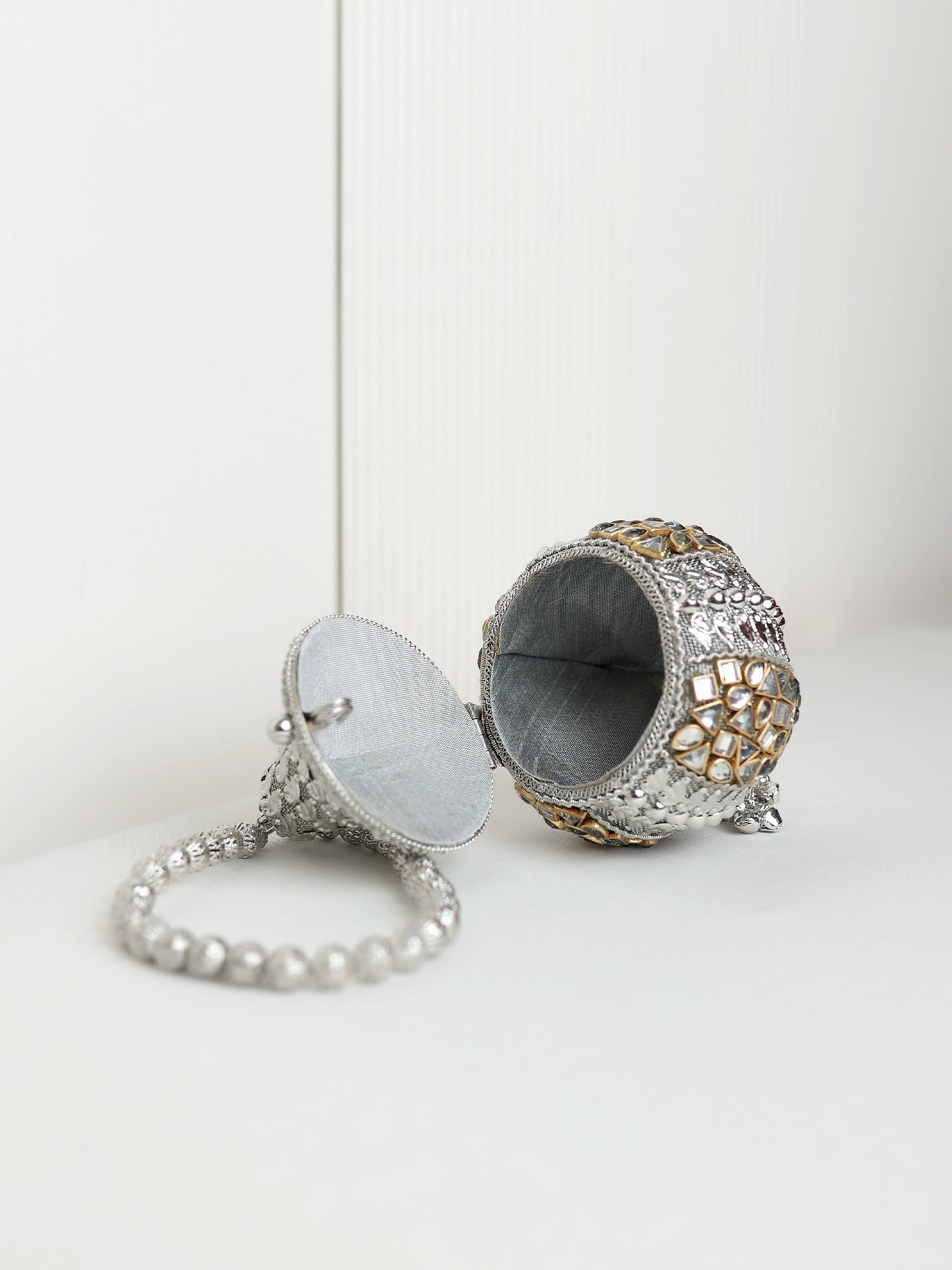 Kanu Silver Mini Potli Bag