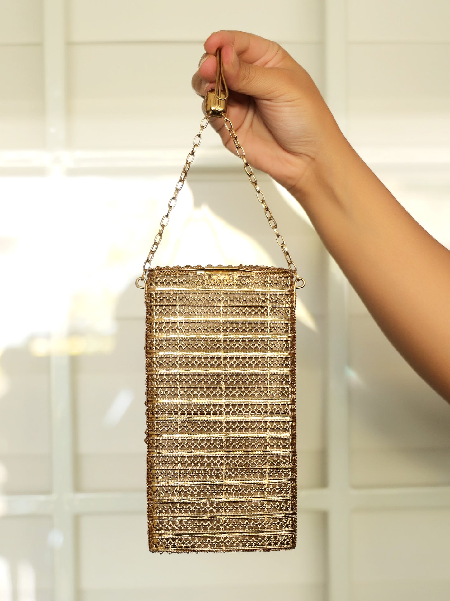 Renu Golden Mobile Pouch