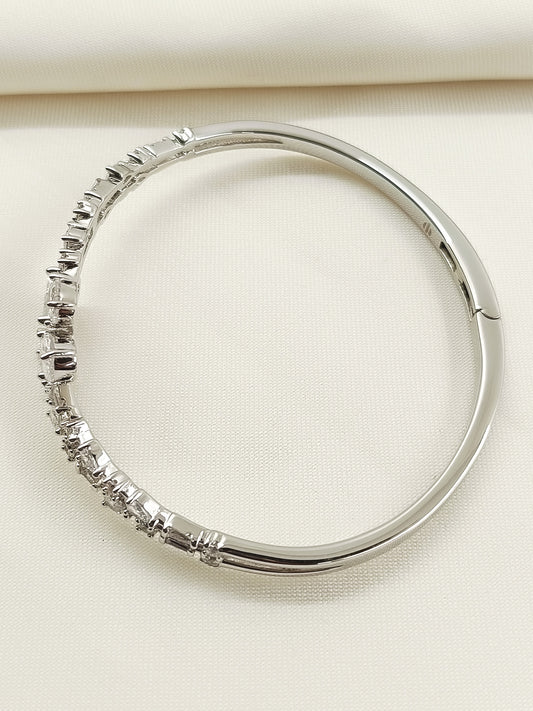 Nainsi White American Diamond Bracelet
