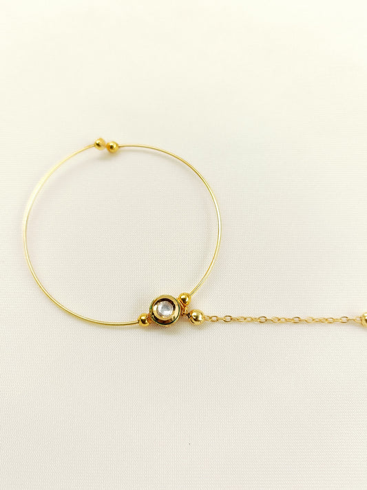 Kautirya Golden Kundan Nath