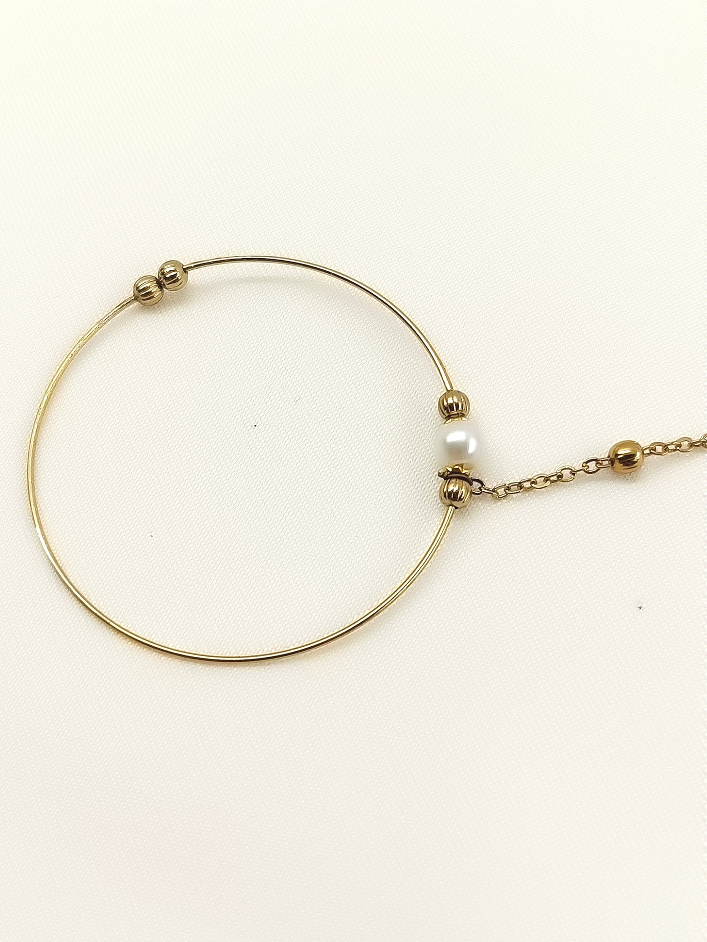 Miyanshi White Pearl Antique Nath