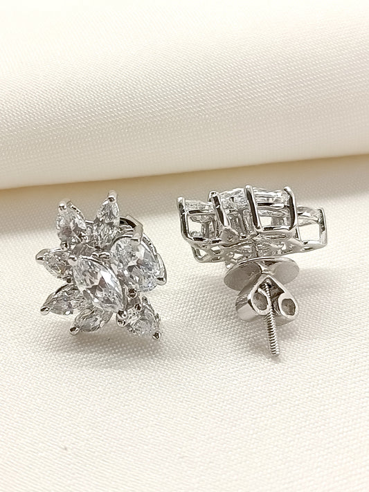 Sabra 92.5 Silver Swarovski Stone Tops