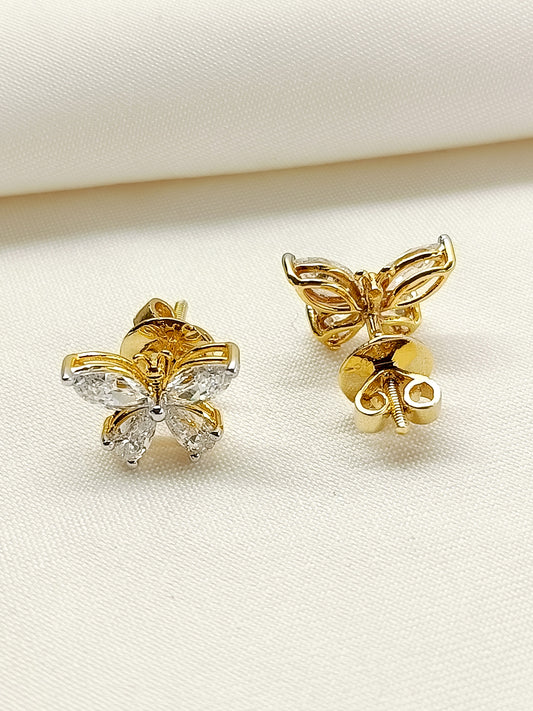 Eira 92.5 Silver Swarovski Stone Tops