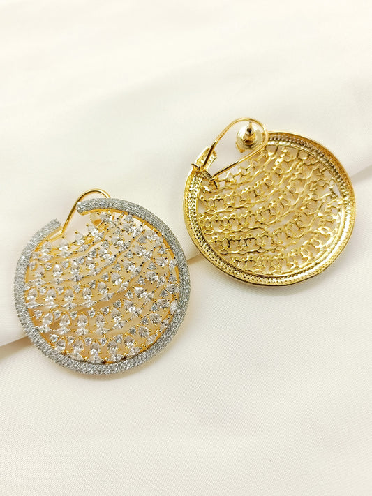 Dhanvi White American Diamond Tops