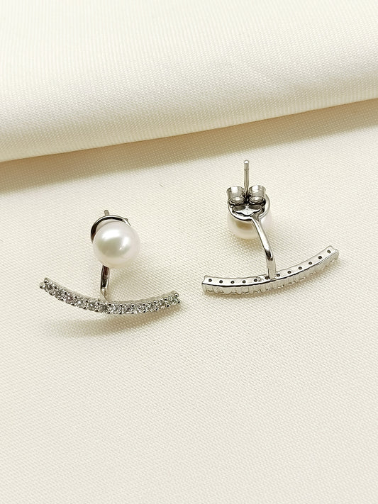 Parinaaz 92.5 Silver Swarovski Stone Tops