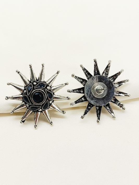 Vatika Blue Oxidized Tops