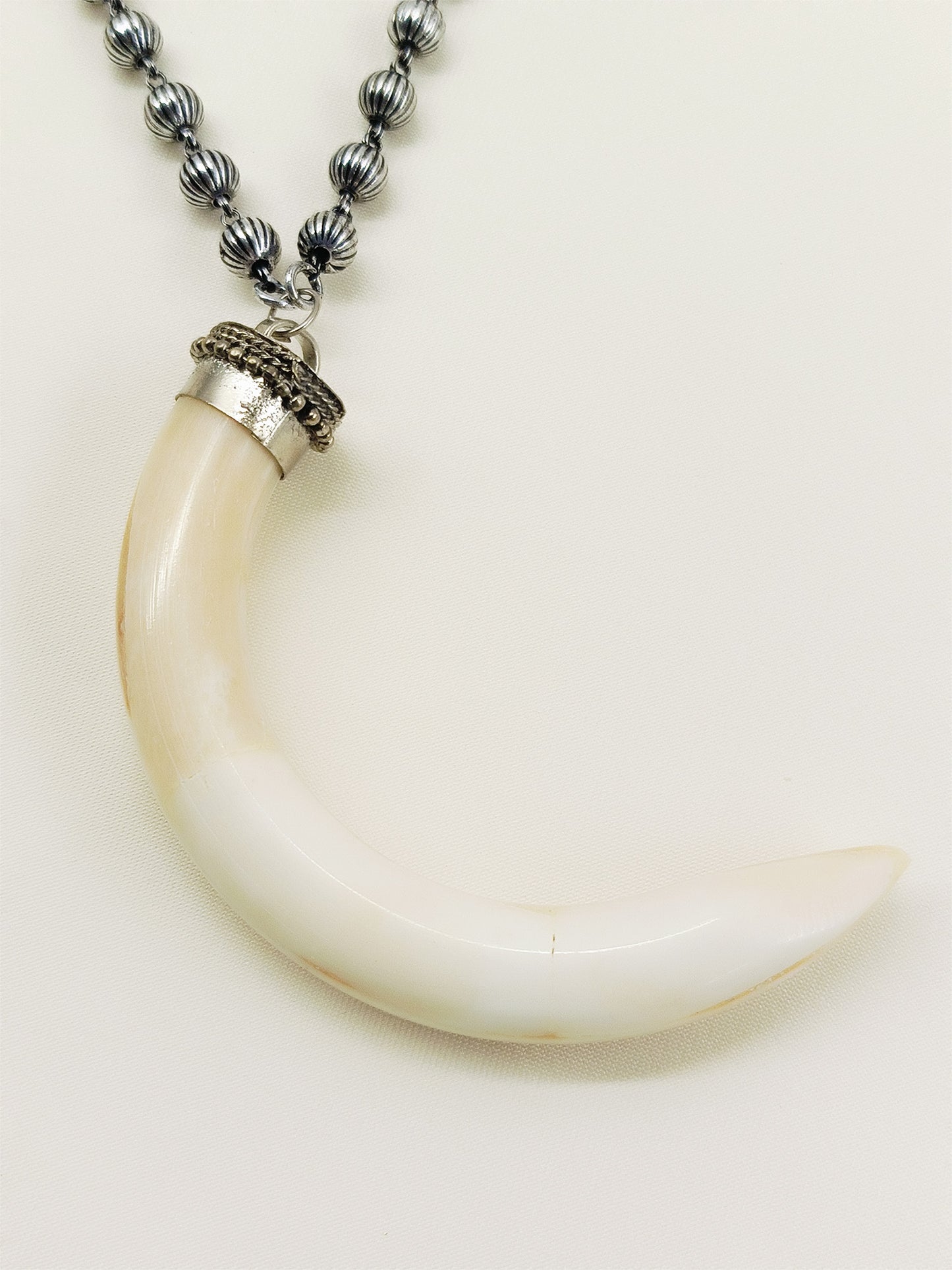 Annette White Bone Neckpiece