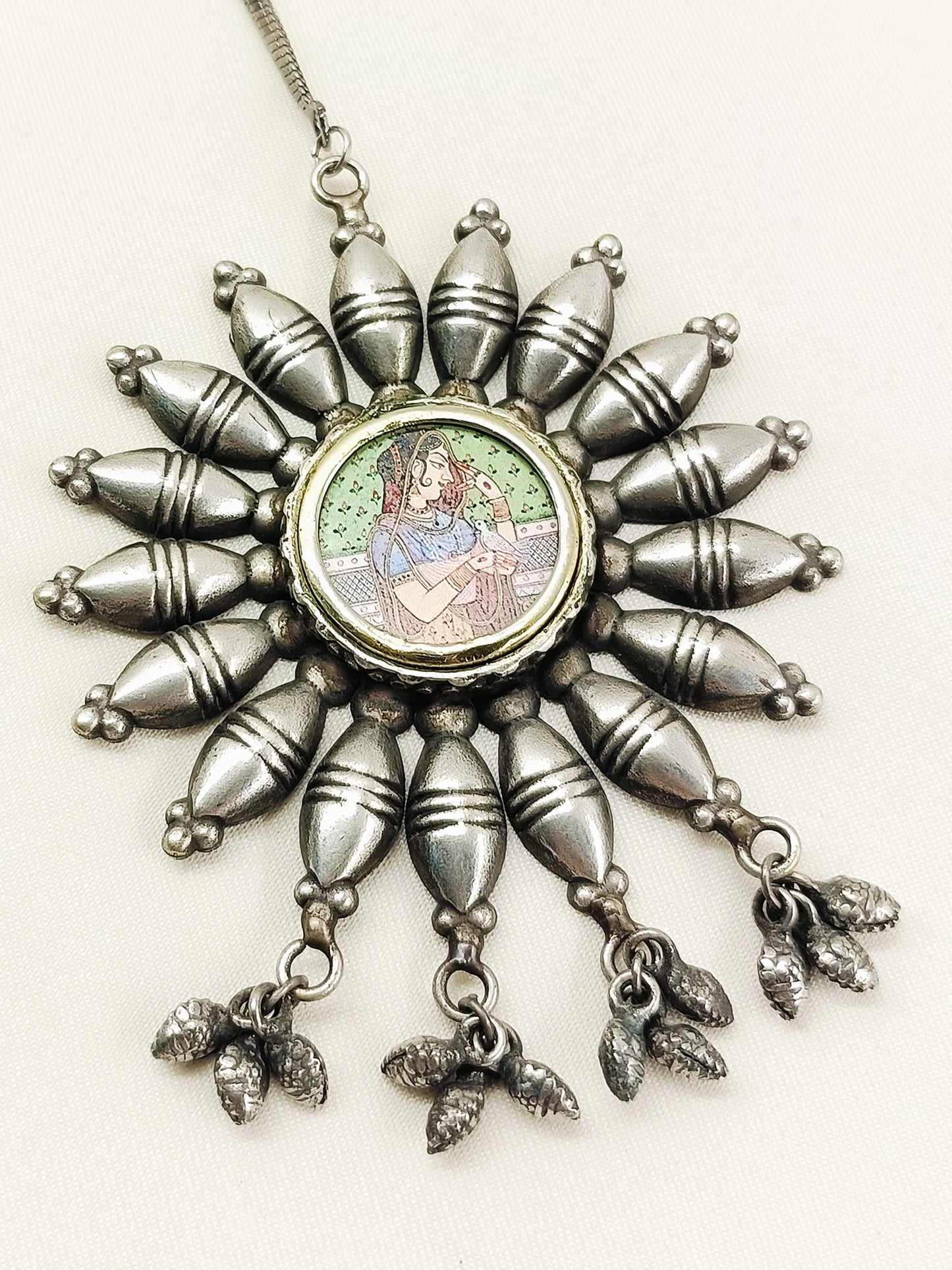 Lakshana Multi Colour Oxidized Maangteeka