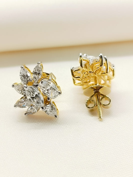 Geetu 92.5 Silver Swarovski Stone Tops