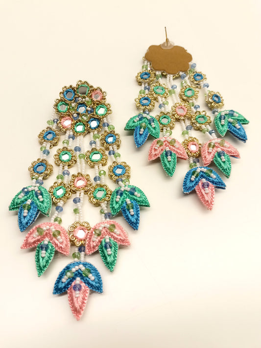 Samridhi Multi Colour Handmade Earrings