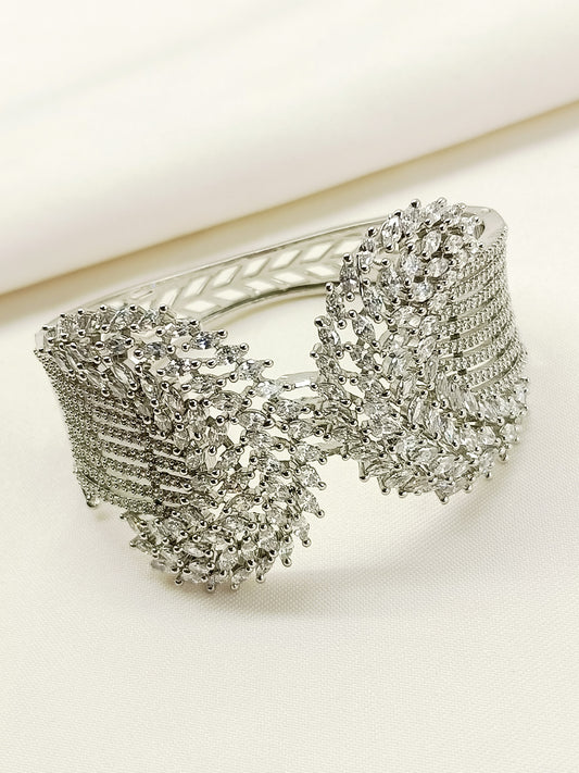 Trisa White American Diamond Bracelet