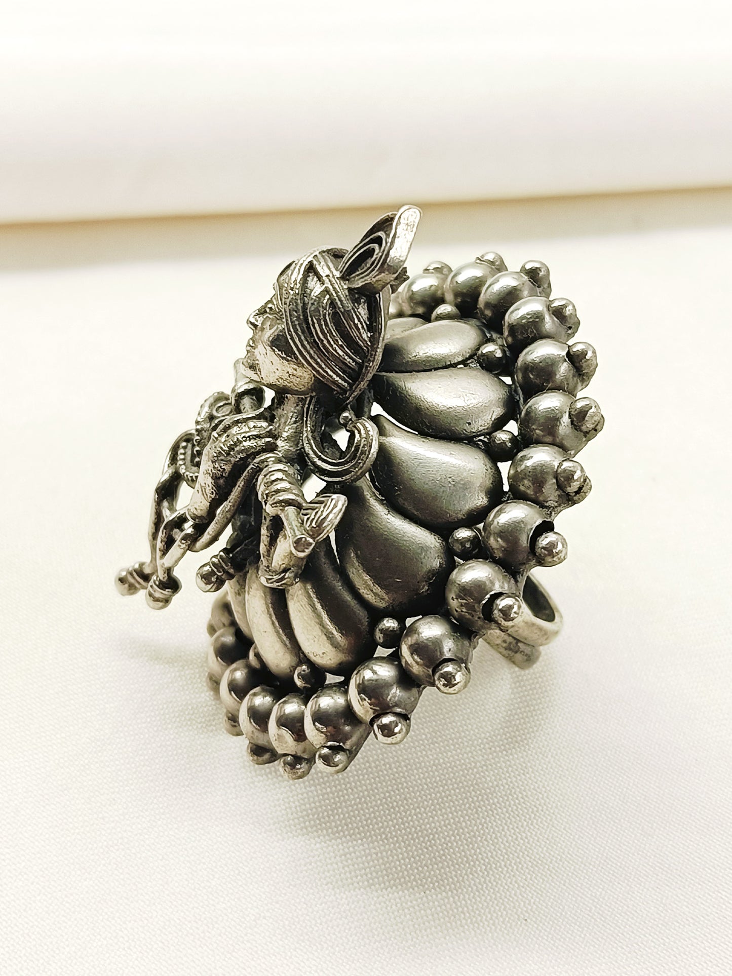 Fulwari Plain Oxidized Finger Ring