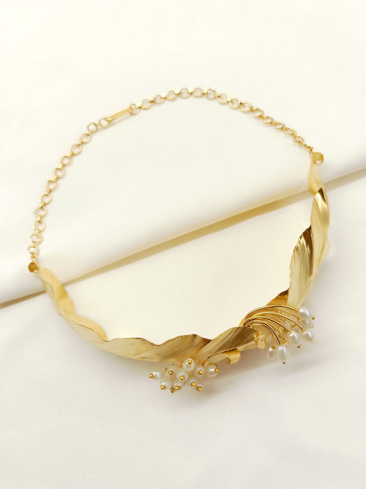 Lenora Golden Western Neckpiece