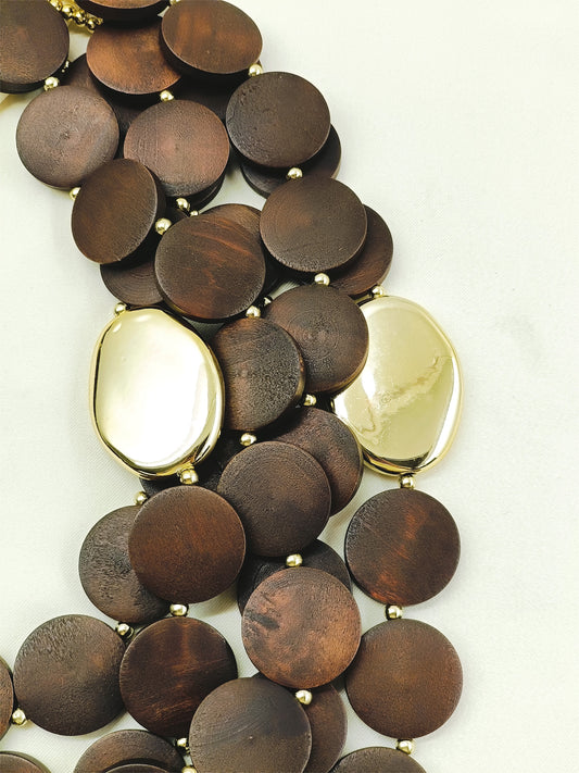 Yohanna Brown Western Neckpiece