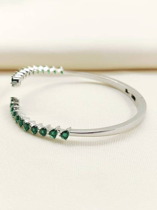Sureeli Green American Diamond Bracelet