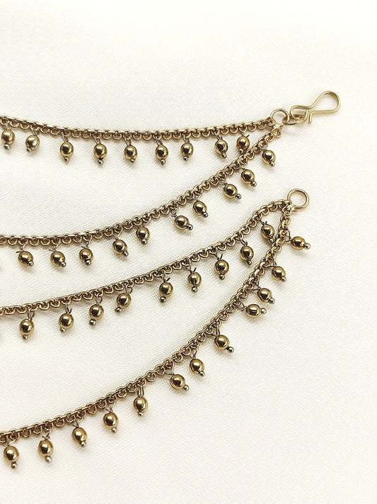 Shumaita Golden Traditional Ear Chain
