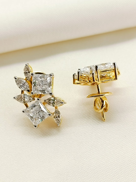 Aafreen 92.5 Silver Swarovski Stone Tops